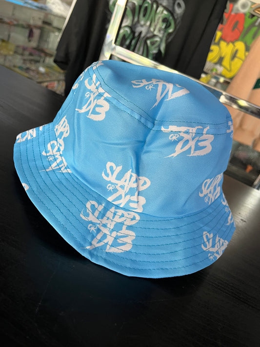 SLAPP OR DIE: Bucket Hat (Blue)