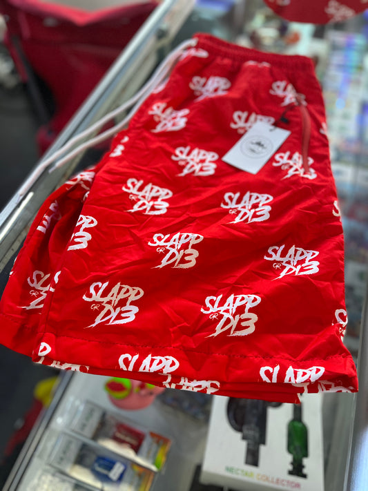 SLAPP OR DIE: Red Shorts